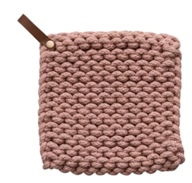 Crocheted Pot Holders Solid