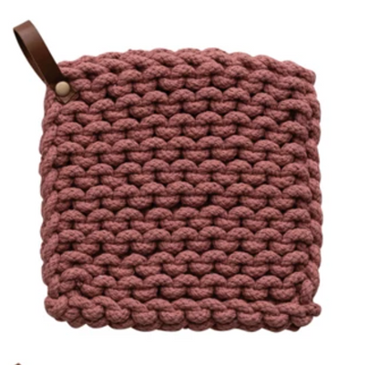 Crocheted Pot Holders Solid