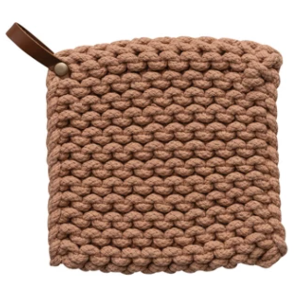 Crocheted Pot Holders Solid