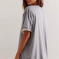 FREE PEOPLE  Nina Tee Heather Grey