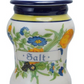 Ceramic Canister with Design & Spice Name, 4 Styles