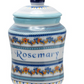 Ceramic Canister with Design & Spice Name, 4 Styles