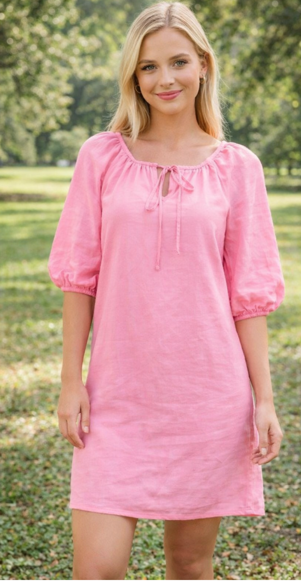 Bella Dahl Pullover Puff Sleeve Dress