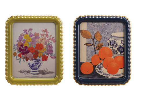 Colorful Scalloped Photo Frame