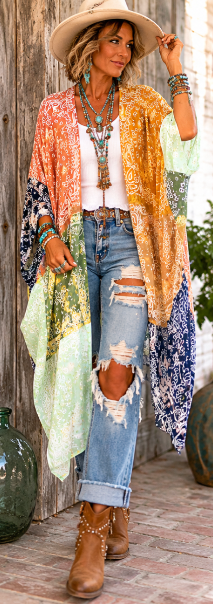 Jaded Gypsy Meadow Oaks Duster
