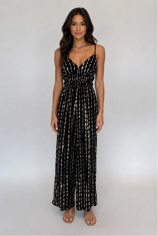 Khush Perola Jumpsuit-Current Black