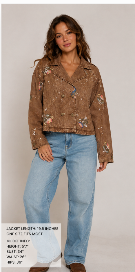Timeworn Beauty Jacket | Embroidered Boho