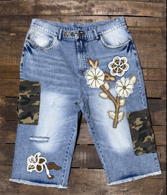 Jaded Gypsy Hidden Trails Shorts - Camo
