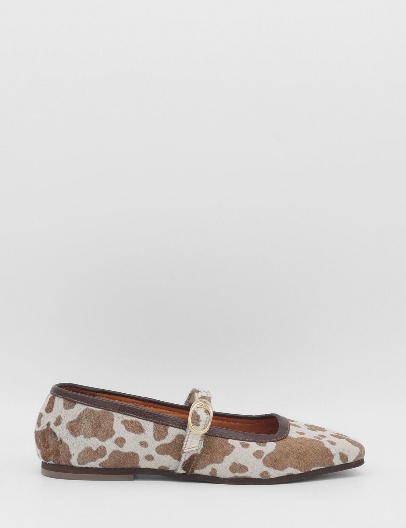 Cow "Hide" Ballet Slipper