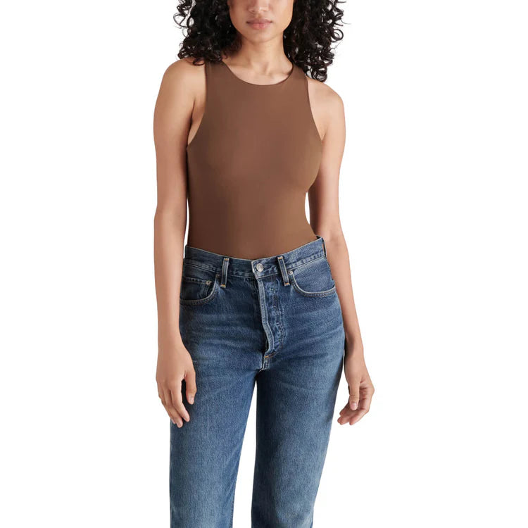 Steve Madden Nico Bodysuit Chestnut