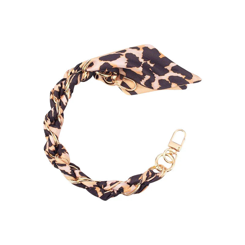 Gold Chain Phone Charm Wristlet