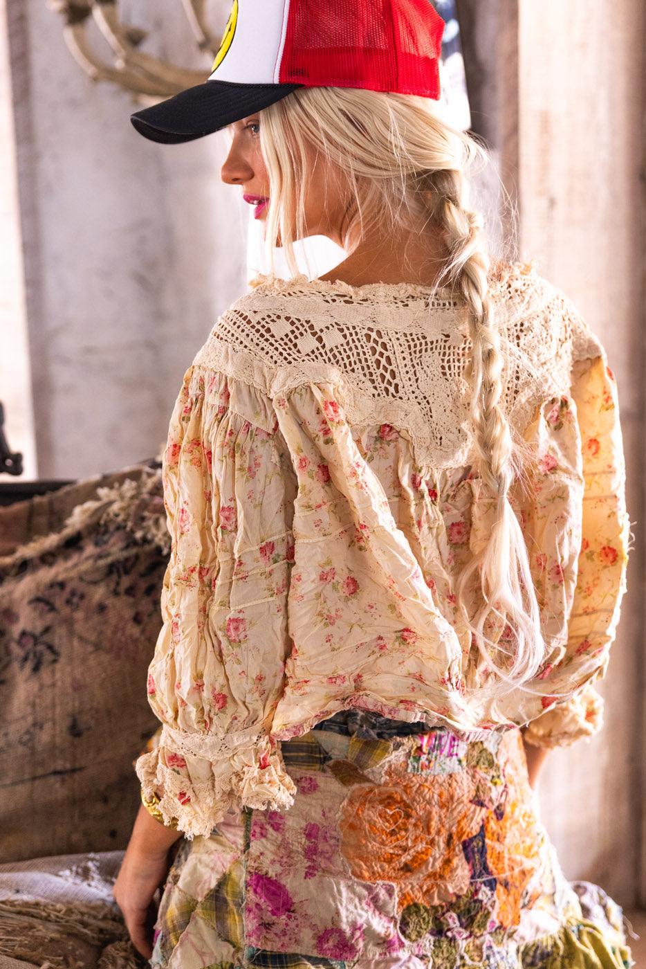 Magnolia Pearl Top 1566 Crochet Yoke Keir