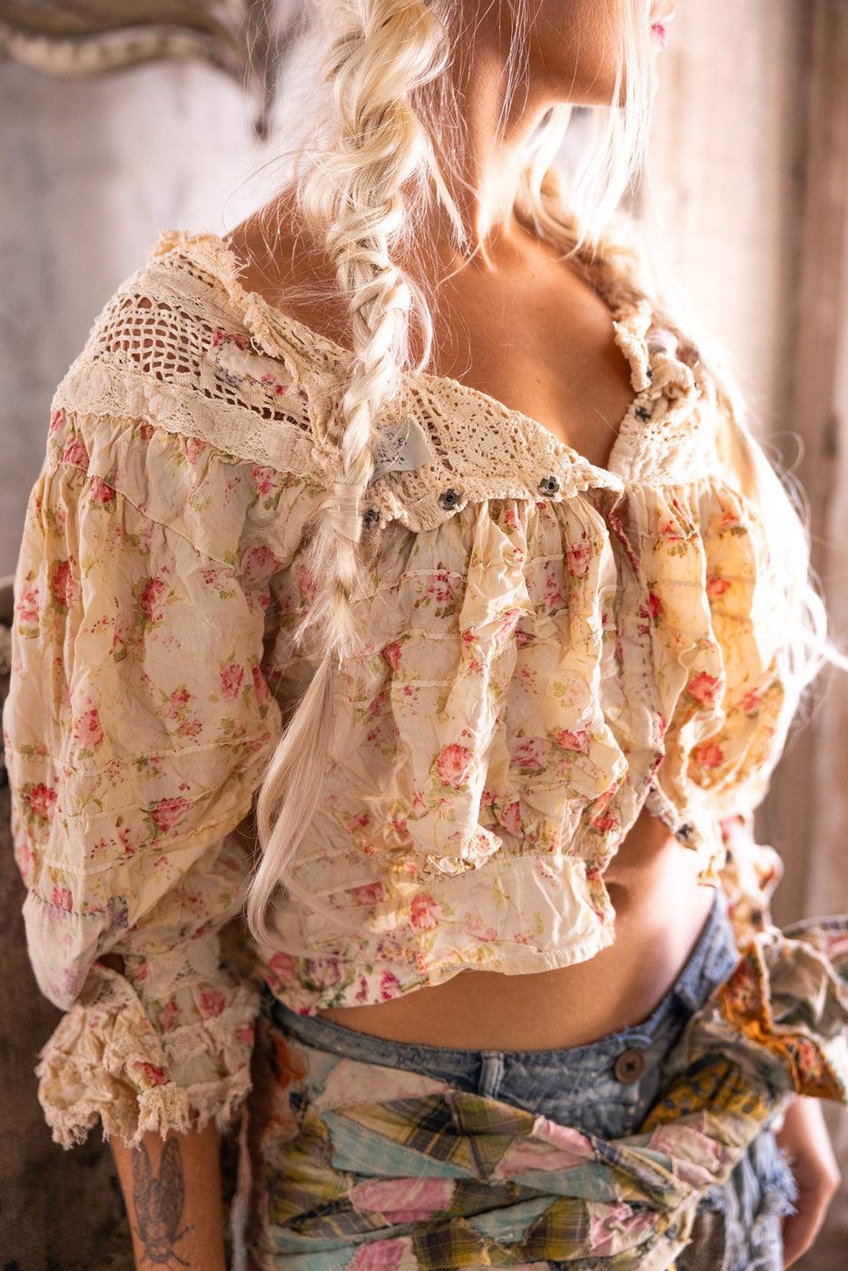 Magnolia Pearl Top 1566 Crochet Yoke Keir