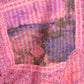 Magnolia Pearl TOP 1760-LATUN-OS  Quilted Floral Boyfriend Shirt