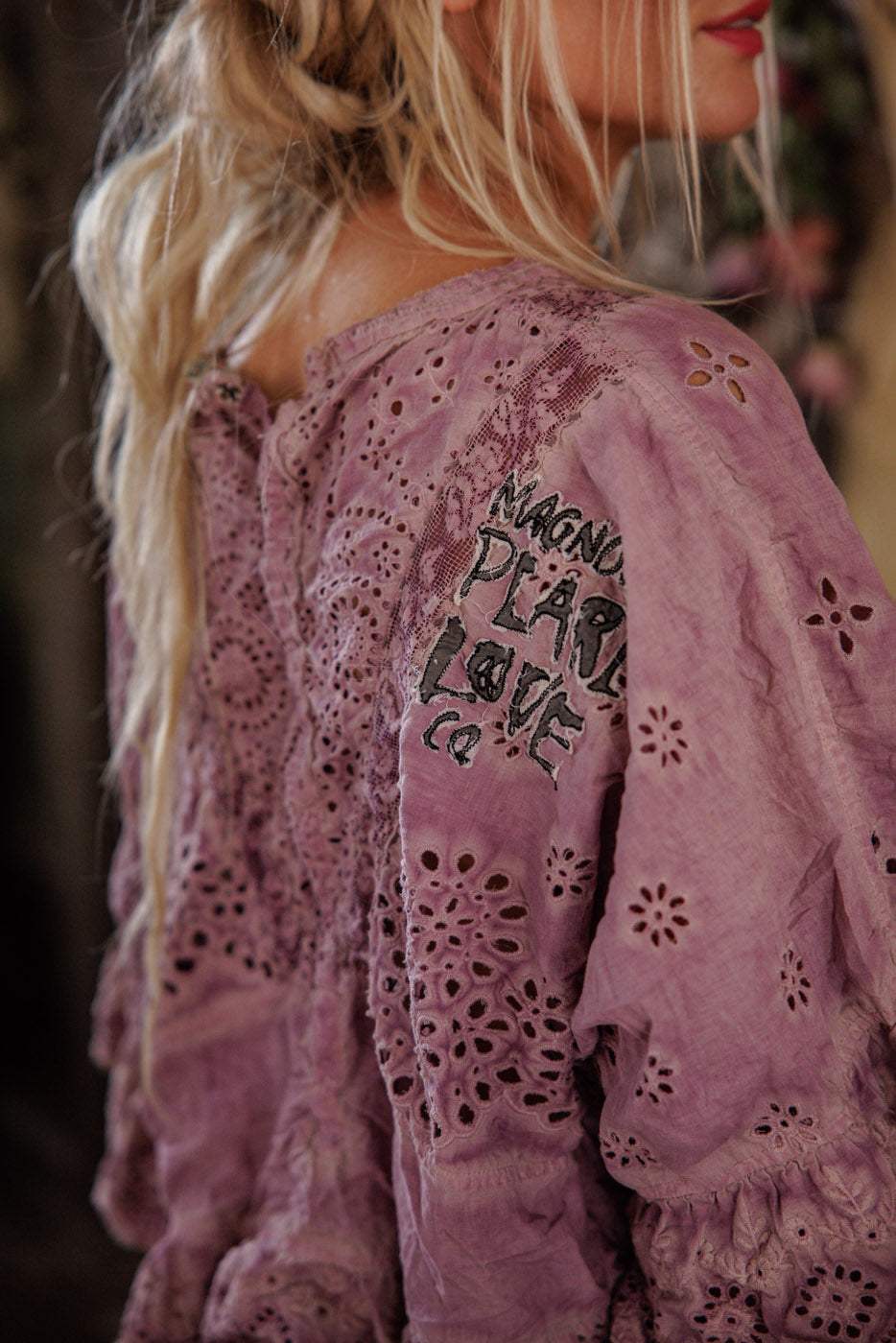 Magnolia Pearl TOP 2215 Eyelet Rosemary Blouse