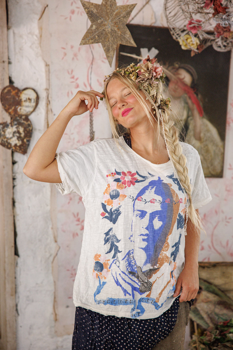 Magnolia Pearl TOP 2359 Frida Baroque Tee