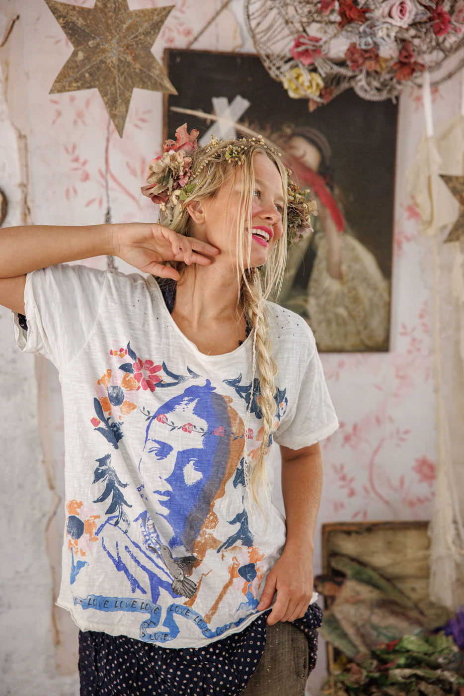 Magnolia Pearl TOP 2359 Frida Baroque Tee