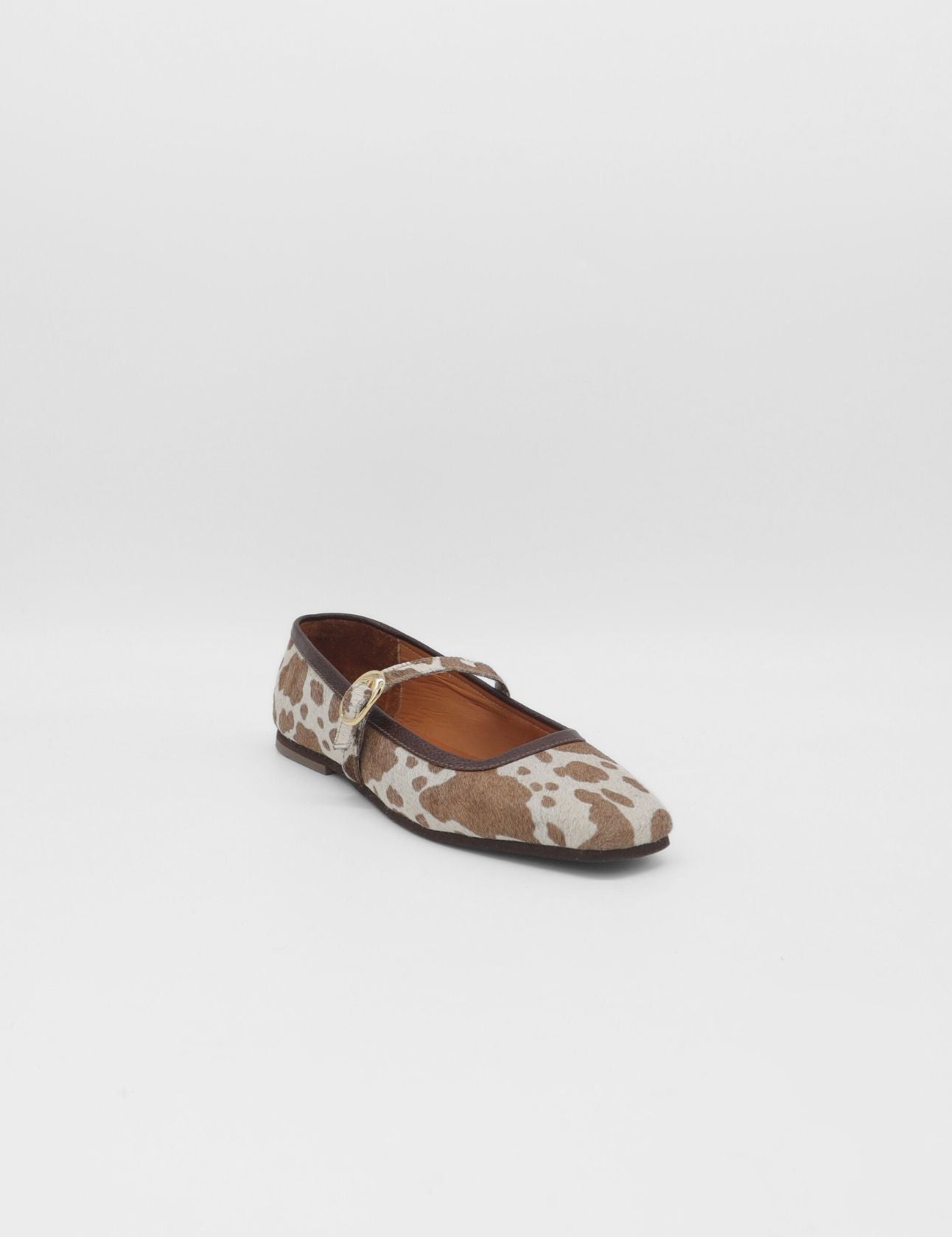 Cow "Hide" Ballet Slipper