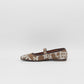 Cow "Hide" Ballet Slipper