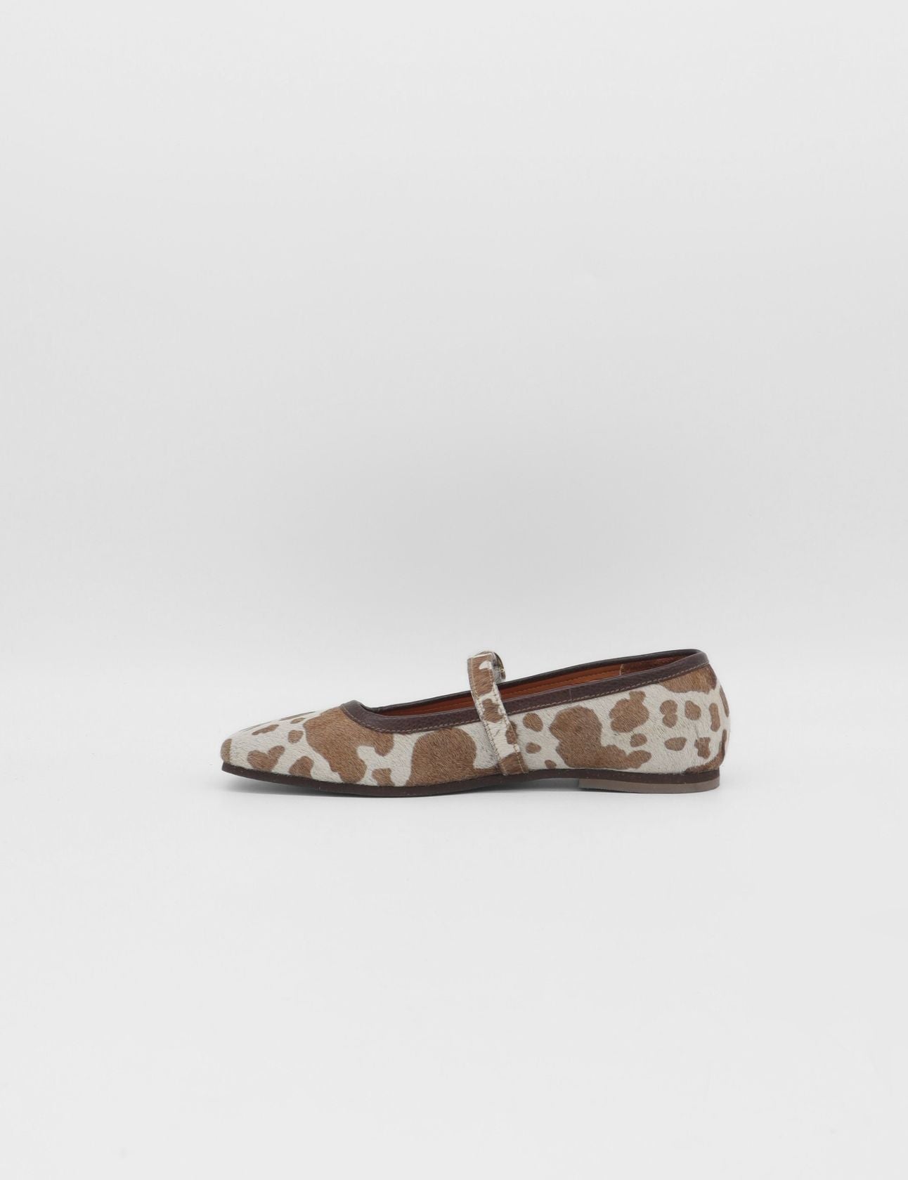 Cow "Hide" Ballet Slipper