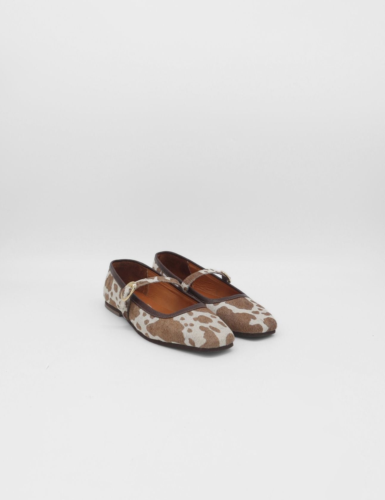 Cow "Hide" Ballet Slipper