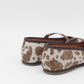 Cow "Hide" Ballet Slipper