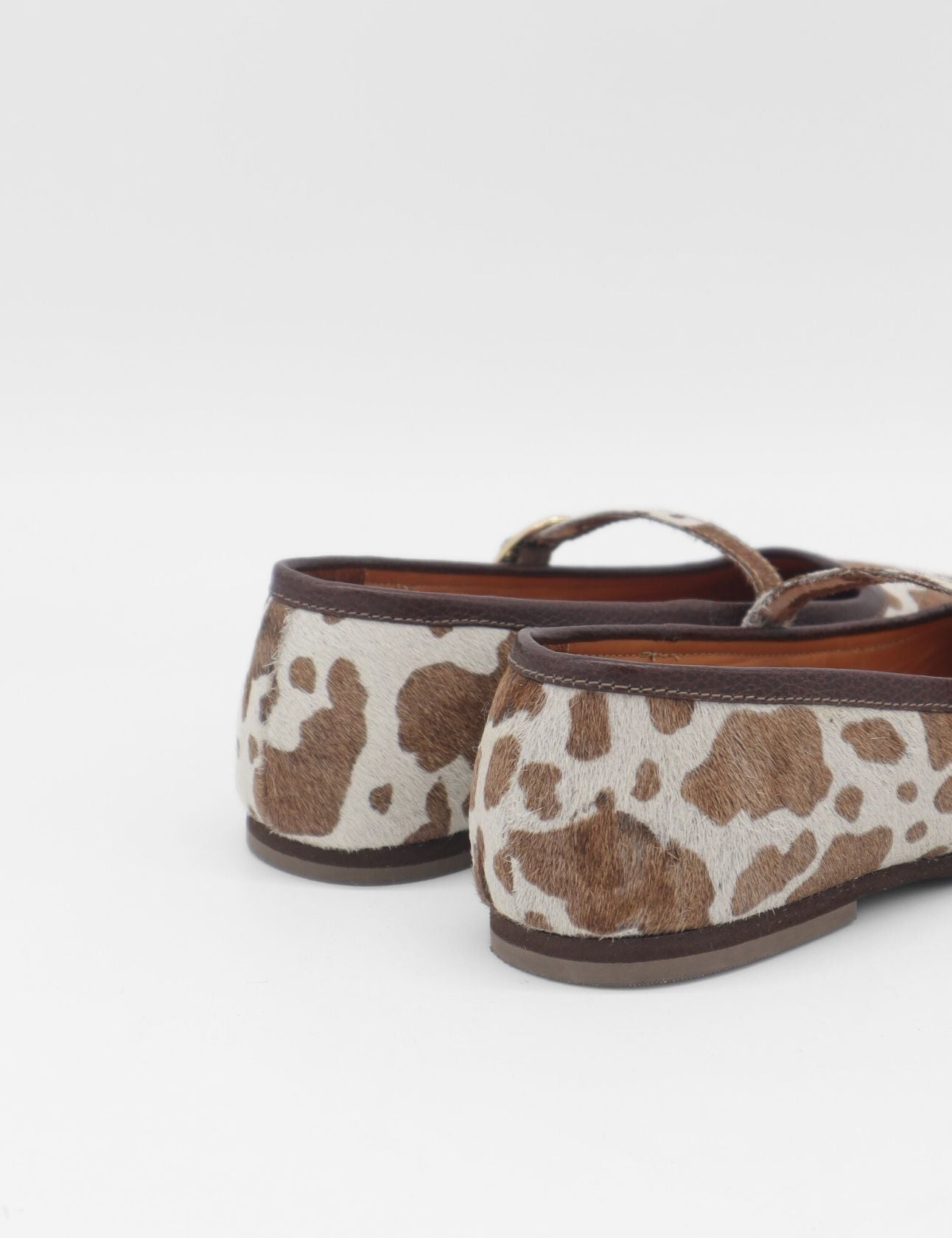 Cow "Hide" Ballet Slipper
