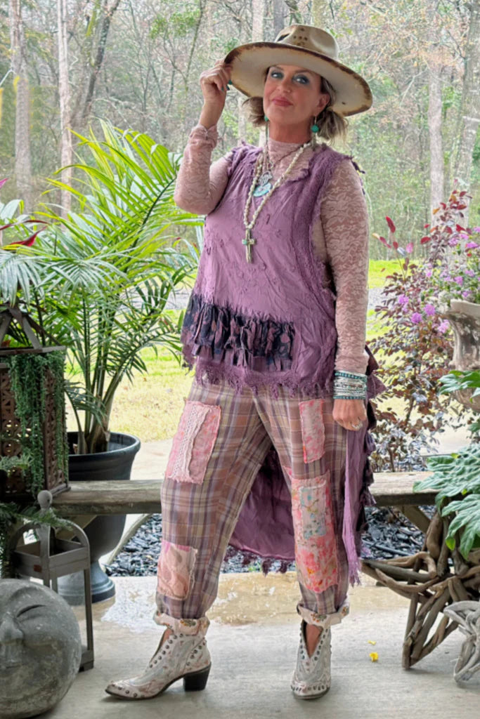 Jaded Gypsy Plumb Ruffle up High Low
