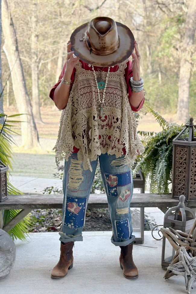 Jaded Gypsy Garden Splatter Jeans