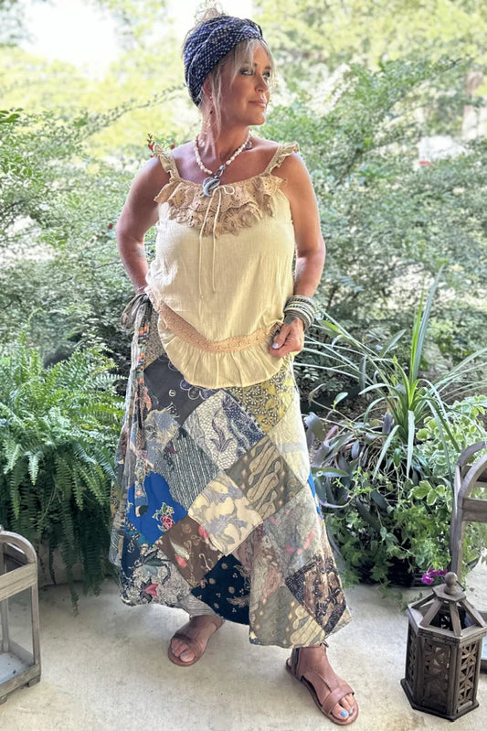 Jaded Gypsy Patchwork Love Skirt