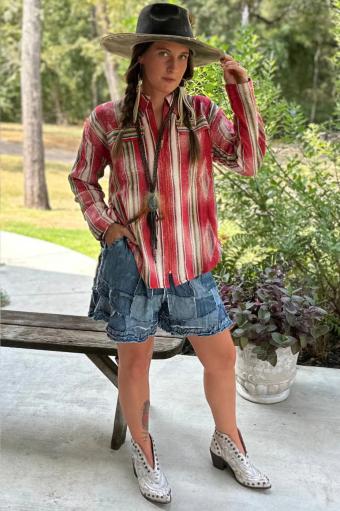 Southwest Sunset Jacket Scarlet
