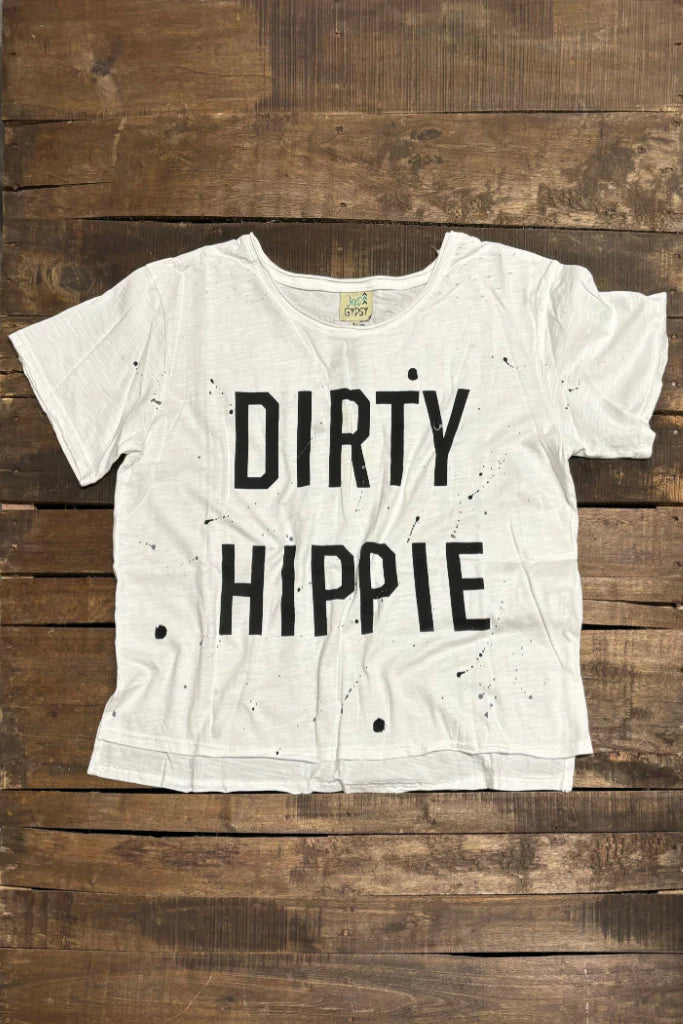 Dirty Hippie Tee Vintage Parchment