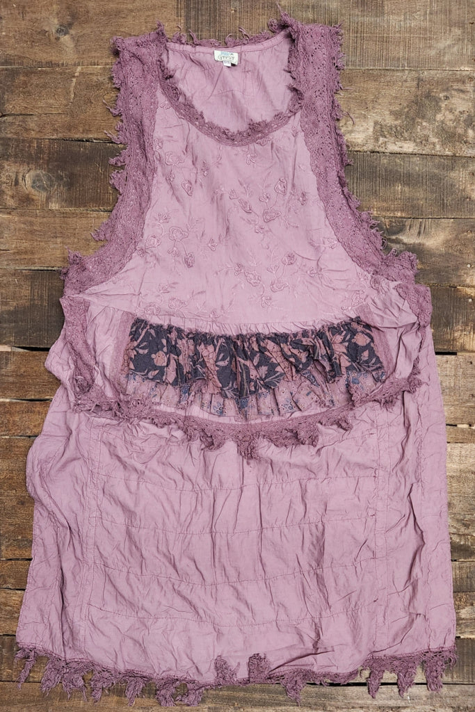 Jaded Gypsy Plumb Ruffle up High Low