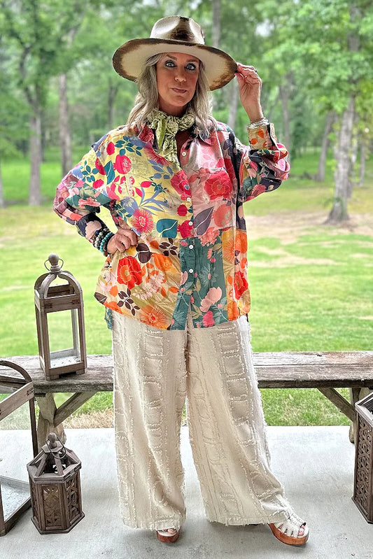 Jaded Gypsy Colorful Garden Top