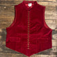 Mesmirized Vest - Scarlet Corduroy