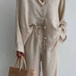 Two piece pants set: Beige