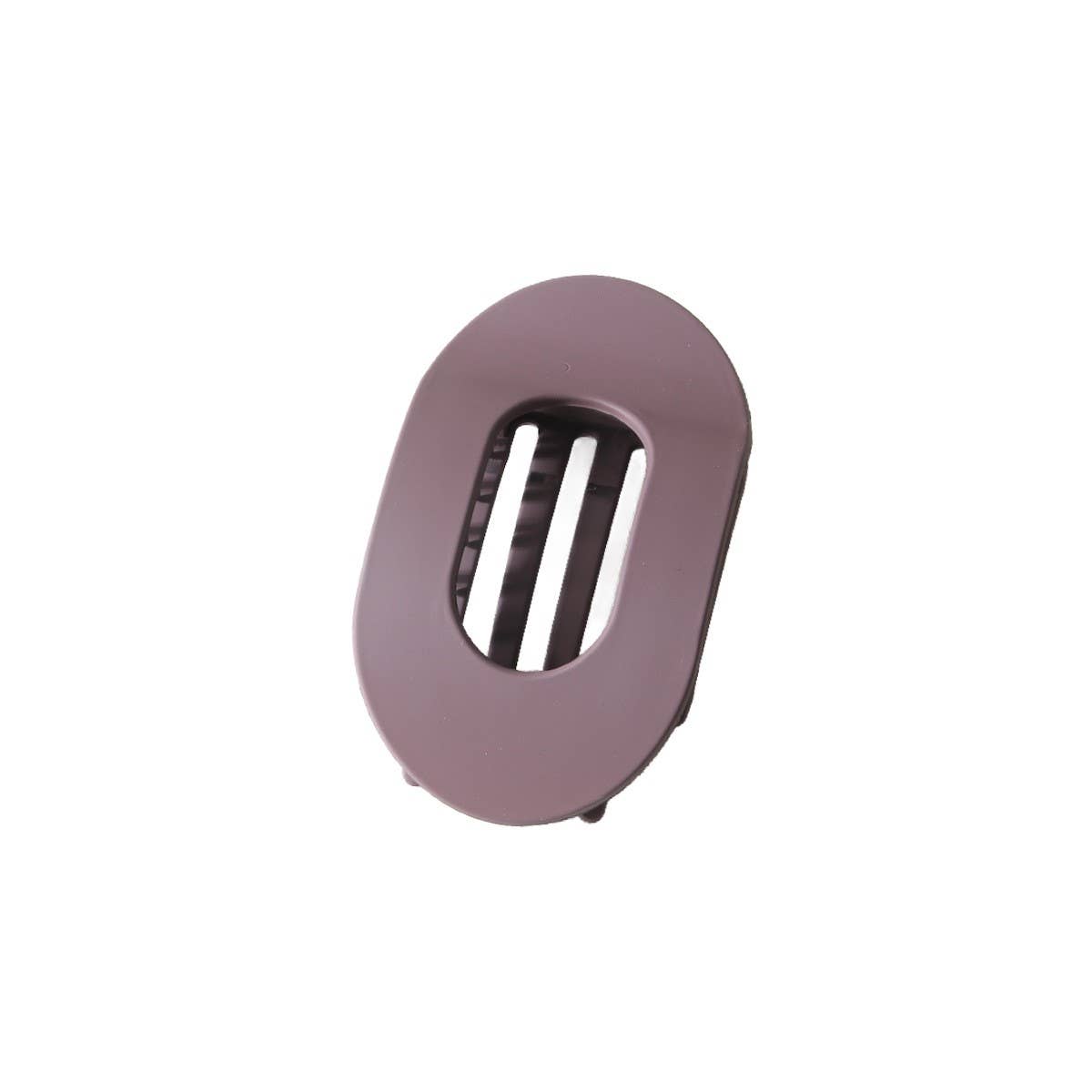 LARGE ROUND FLAT HAIR CLAW CLIP