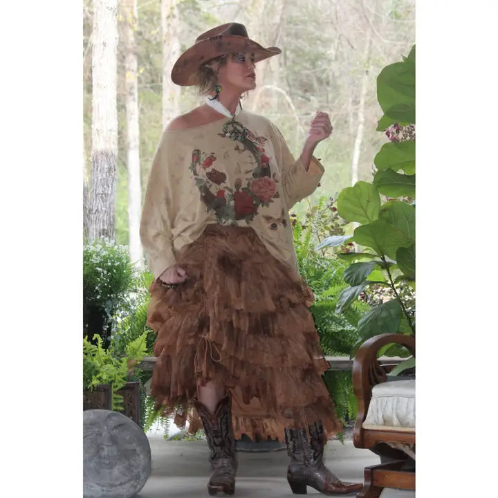 True Romance Skirt Chocolate