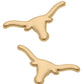 Longhorns 24K Gold Plated Earrings