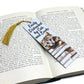 Easily Distracted by Books and Cats 3D Bookmark