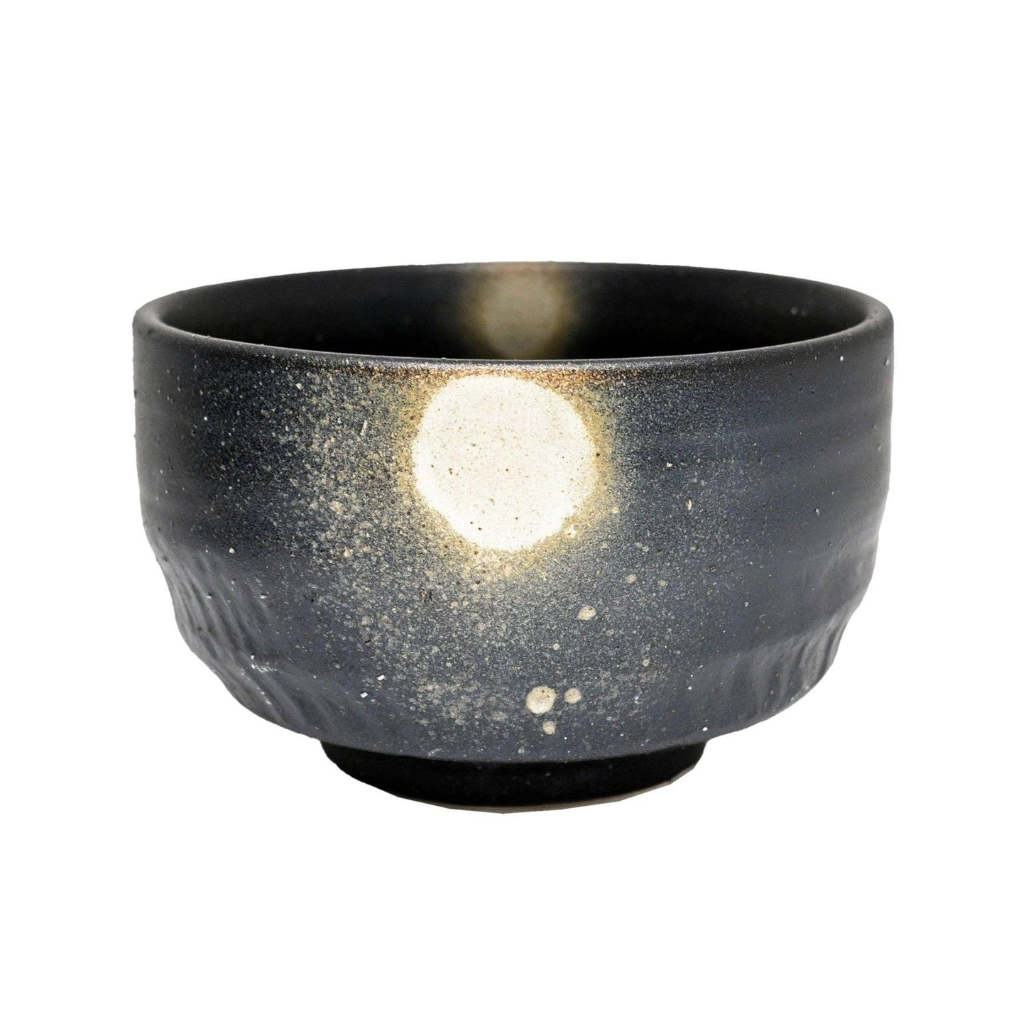 12oz 4.75"D Mino Ware Matcha Bowl Moonlit Iga Spray JP (1/48)