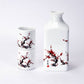 Cherry Blossom Porcelain Sake Gift Set with Bottle and 2 Cups