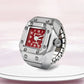 Ring Watch SQUARE SILVER RED