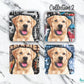 Labrador Yellow Set of 4 Coasters