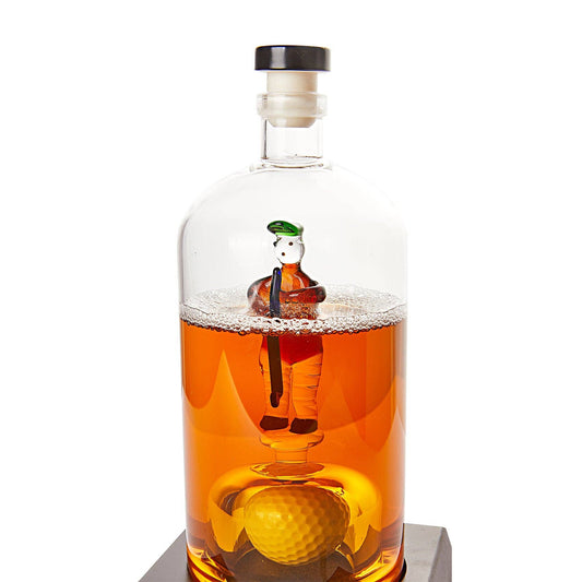 Golfer Decanter Whiskey Decanter