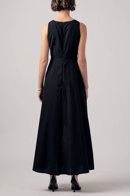 contrast-panel maxi dress & OTHER STORIES Contrast-Panel Maxi Dress