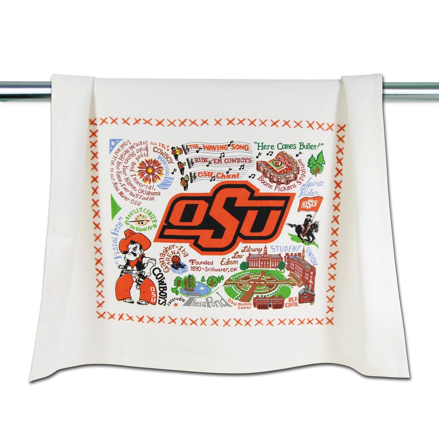 Oklahoma State University Collegiate Dish Towel