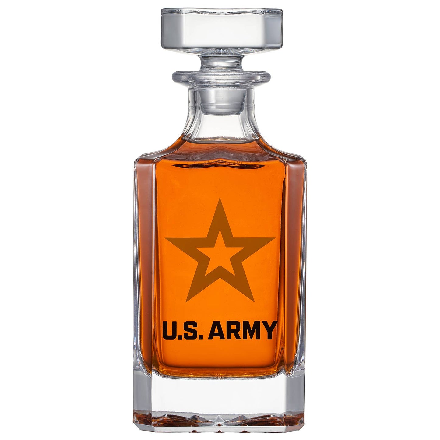 Army Whiskey Decanter + 2 glasses