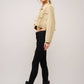 Long Live Cowgirls Patch Twill Denim Jacket: TAUPE