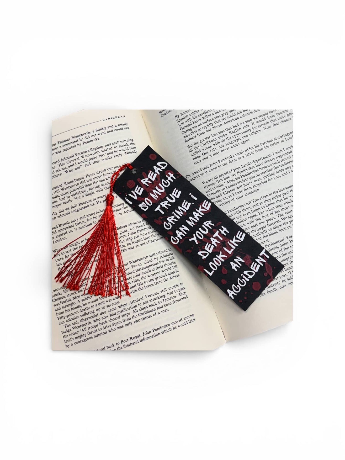 I've Read So Much True Crime 3D Bookmark